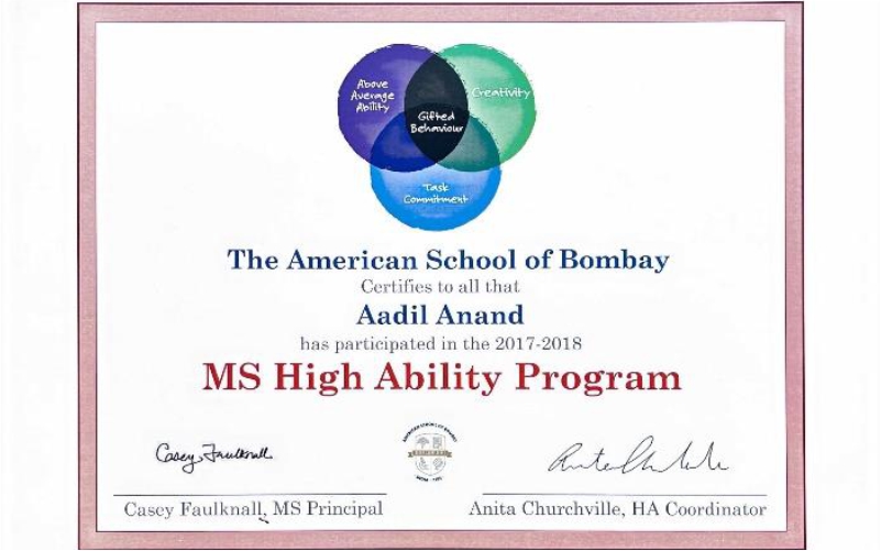 ASB: High Ability Program